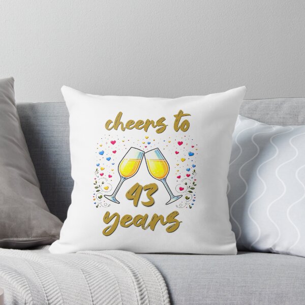 Item preview, Cheers to 43 years Anniversary Celebrating designed and sold by 4TeeToo.