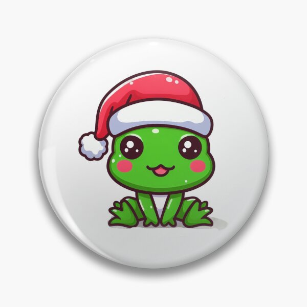 Item preview, Cute froggy in santa hat designed and sold by Wxjtecki.