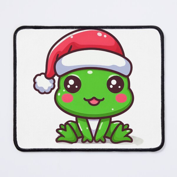 Item preview, Cute froggy in santa hat designed and sold by Wxjtecki.