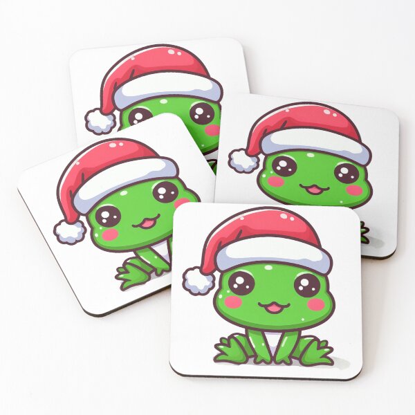 Item preview, Cute froggy in santa hat designed and sold by Wxjtecki.