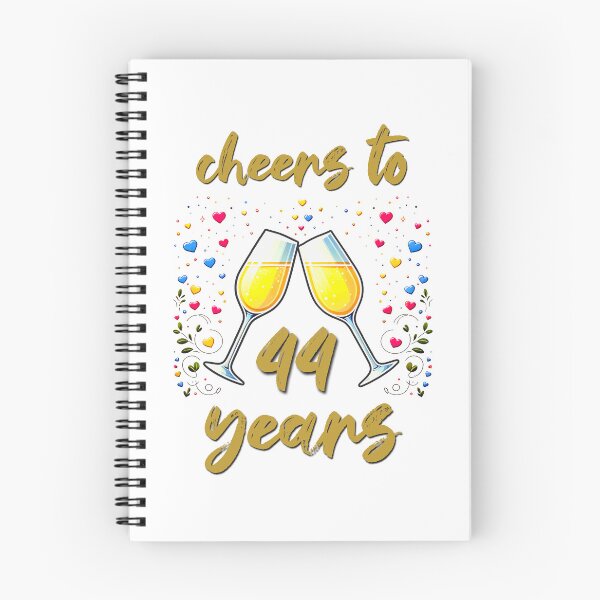Item preview, Cheers to 44 years Anniversary Celebrating designed and sold by 4TeeToo.