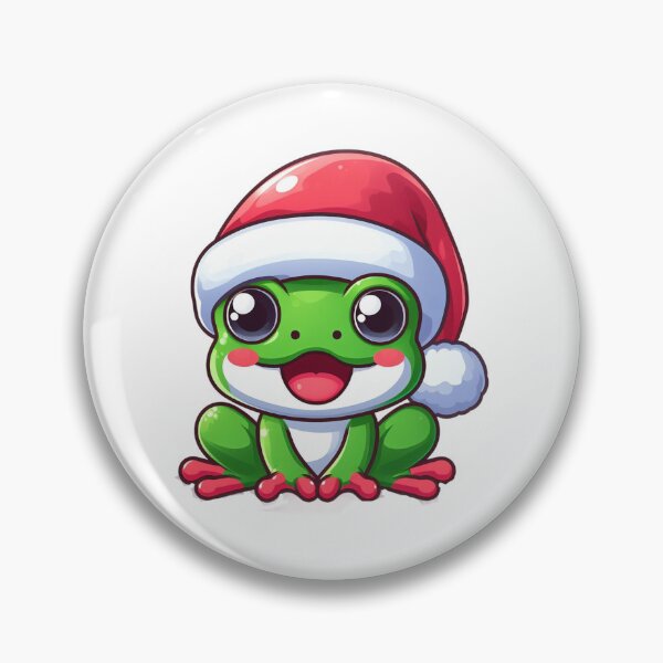 Item preview, Cute froggy in santa hat designed and sold by Wxjtecki.
