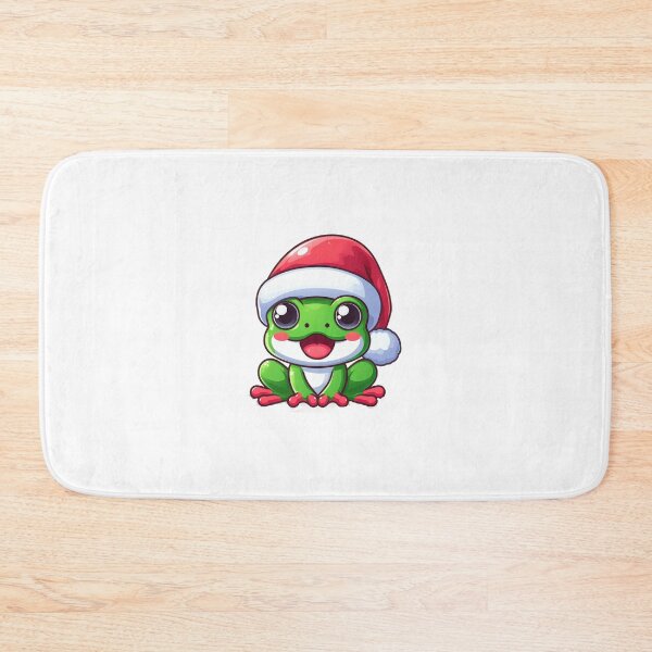 Item preview, Cute froggy in santa hat designed and sold by Wxjtecki.