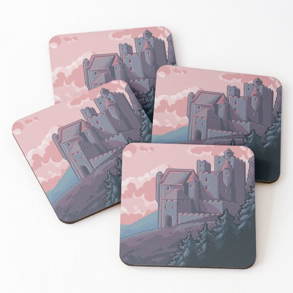 Item preview, Pixel Art - Castle In The Morning designed and sold by OLHA VOLKOVA.