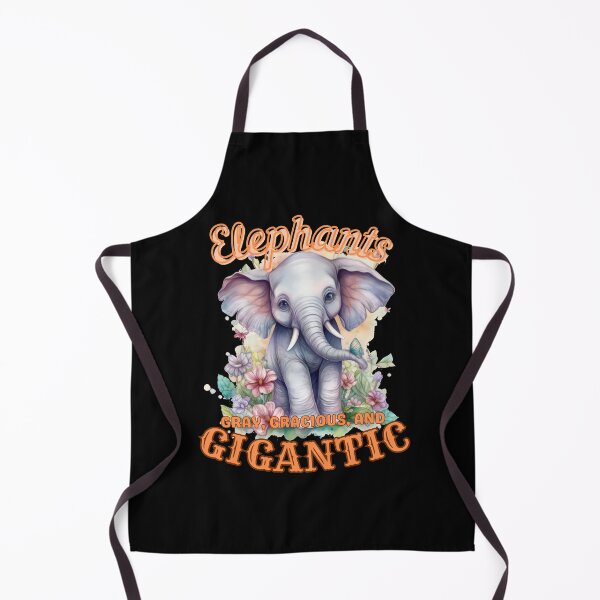 Item preview, Elephants: Gray, Gracious, and Gigantic. elephant portrait designed and sold by ElephantVibes.