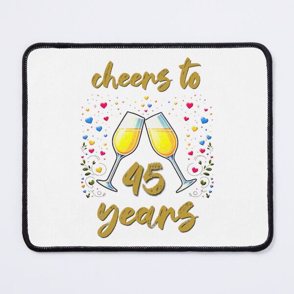 Item preview, Cheers to 45 years Anniversary Celebrating designed and sold by 4TeeToo.
