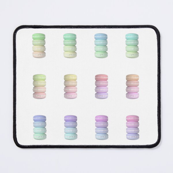 Item preview, Pastel rainbow French macaroons, cookies, pastry shop full of colors /1 designed and sold by My-fake-places.