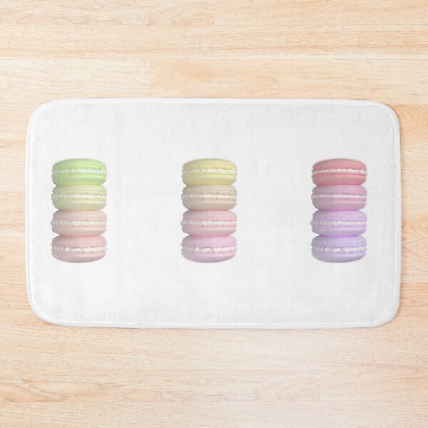 Item preview, Pastel rainbow French macaroons, cookies, pastry shop full of colors /1 designed and sold by My-fake-places.