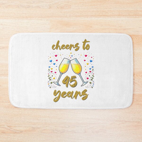 Item preview, Cheers to 45 years Anniversary Celebrating designed and sold by 4TeeToo.