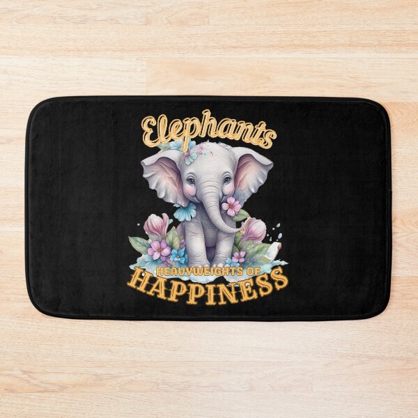 Item preview, Elephants: Heavyweights of Happiness. elephant lover designed and sold by ElephantVibes.
