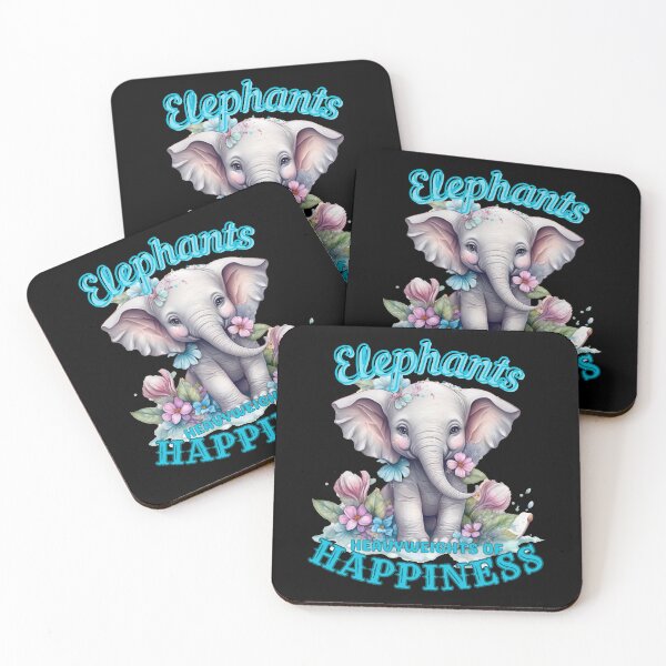 Item preview, Elephants: Heavyweights of Happiness. funny elephant designed and sold by ElephantVibes.