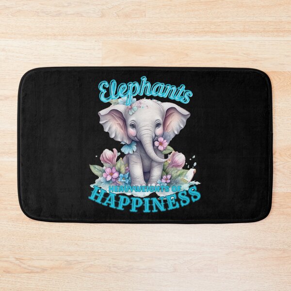 Item preview, Elephants: Heavyweights of Happiness. funny elephant designed and sold by ElephantVibes.