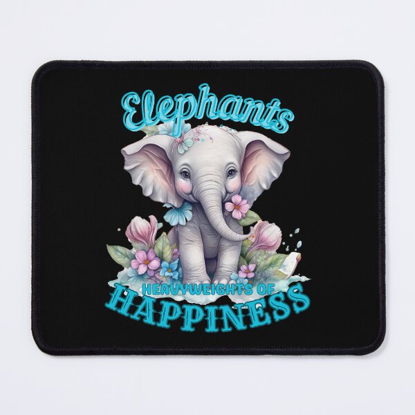 Item preview, Elephants: Heavyweights of Happiness. funny elephant designed and sold by ElephantVibes.