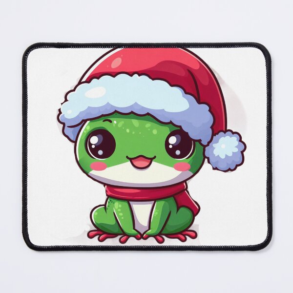 Item preview, Cute froggy in santa hat designed and sold by Wxjtecki.