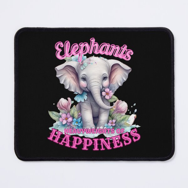 Item preview, Elephants: Heavyweights of Happiness. elephant head designed and sold by ElephantVibes.