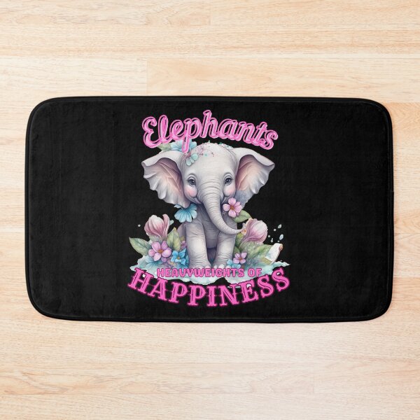 Item preview, Elephants: Heavyweights of Happiness. elephant head designed and sold by ElephantVibes.