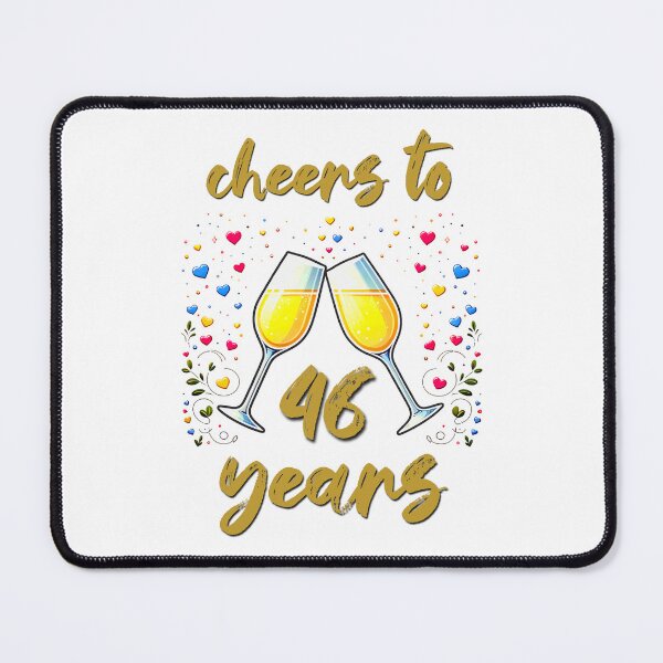 Item preview, Cheers to 46 years Anniversary Celebrating designed and sold by 4TeeToo.