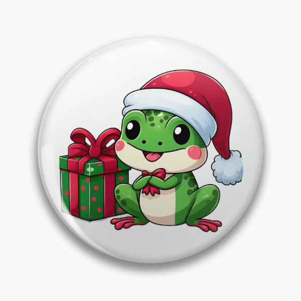 Item preview, Cute froggy in santa hat designed and sold by Wxjtecki.
