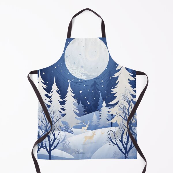 Item preview, Dark Night in Frozen Winter Forest designed and sold by exitbird.