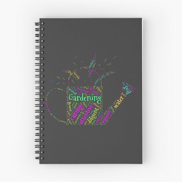 Item preview, Gardening Wordcloud for Darker Backgrounds designed and sold by WordsYouLove.