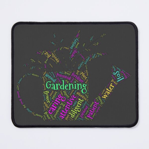 Item preview, Gardening Wordcloud for Darker Backgrounds designed and sold by WordsYouLove.
