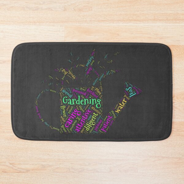 Item preview, Gardening Wordcloud for Darker Backgrounds designed and sold by WordsYouLove.