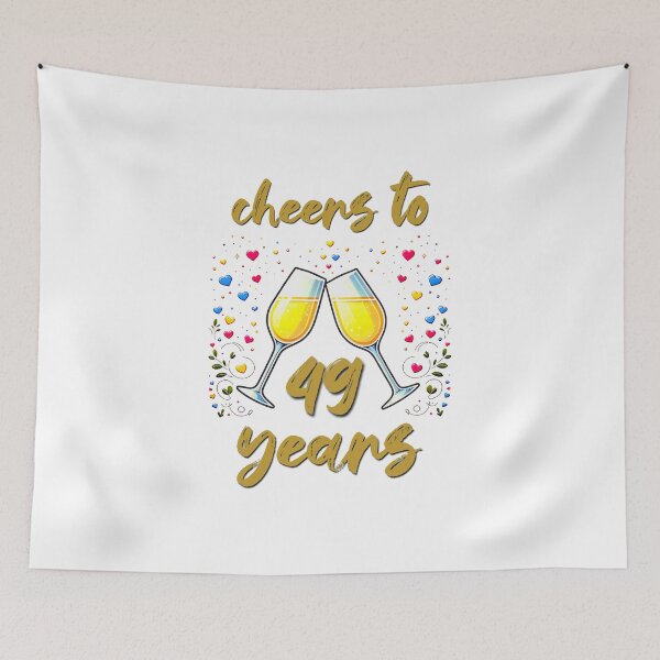 Item preview, Cheers to 49 years Anniversary Celebrating designed and sold by 4TeeToo.