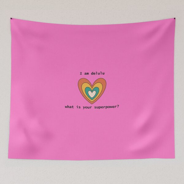 Item preview, I am Delulu, What Is Your Superpower? designed and sold by PrintopiaCrafts.
