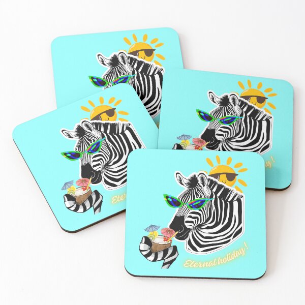 Item preview, Zebra on holiday designed and sold by ViaNature.