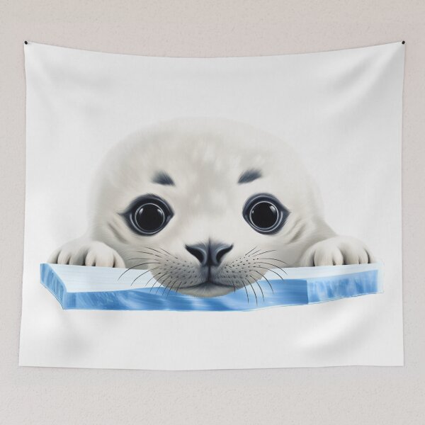 Item preview,  Baby seal on the ice floe designed and sold by Astralia.