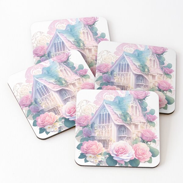 Item preview, Pastel Fantasy House Sticker: Charming 3D Vector Art (123) designed and sold by WASjourney.