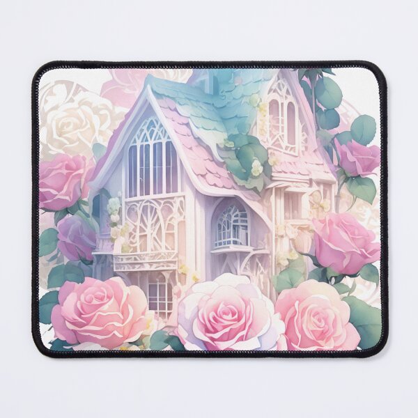 Item preview, Pastel Fantasy House Sticker: Charming 3D Vector Art (123) designed and sold by WASjourney.