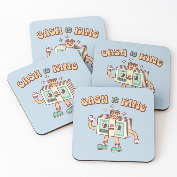 Item preview, Cute Cash Is King Funny Quote designed and sold by rustydoodle.