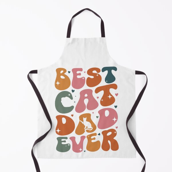 Item preview, Best Cat Dad Ever Retro Groovy Funny Cat designed and sold by LounisArt.