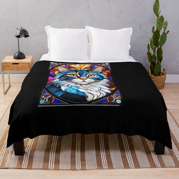 Item preview, Stained Glass Calico Cat designed and sold by Desfix.