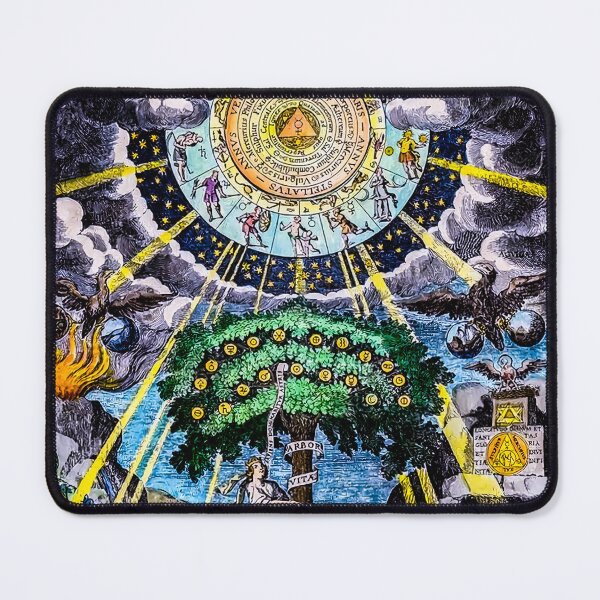 Item preview, The Alchemical Hermetic Tree - 1651 engraving designed and sold by Arwen-Art.