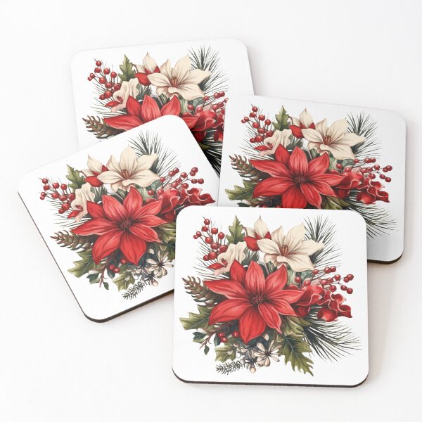 Item preview, POINSETTIA SPRAY designed and sold by SimplyTrisha.