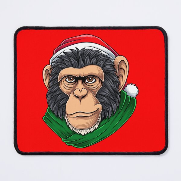 Item preview, Christmas Monkey Santa Clause Xmas designed and sold by LionessLove.