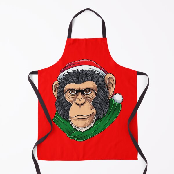 Item preview, Christmas Monkey Santa Clause Xmas designed and sold by LionessLove.