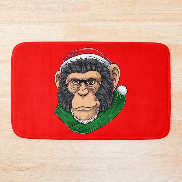 Item preview, Christmas Monkey Santa Clause Xmas designed and sold by LionessLove.