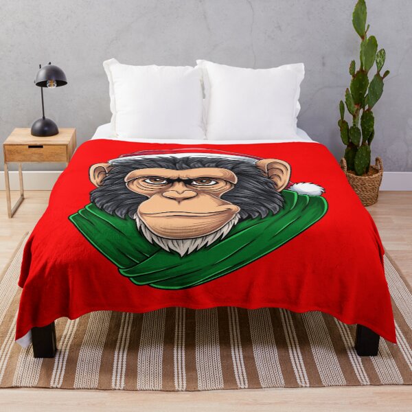 Item preview, Christmas Monkey Santa Clause Xmas designed and sold by LionessLove.