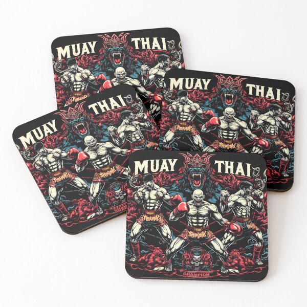 Item preview, Muay Thai fighters designed and sold by TaevasDesign.