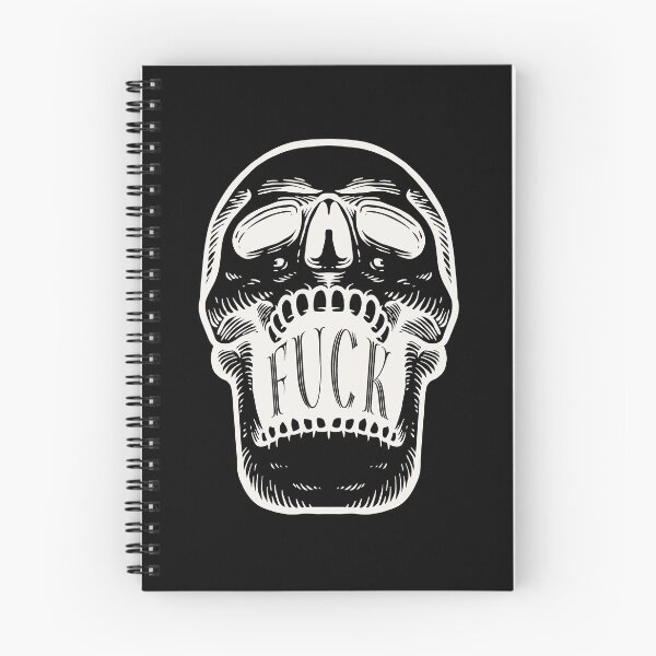 Item preview, Vintage skull screaming fuck designed and sold by PellSilversmith.