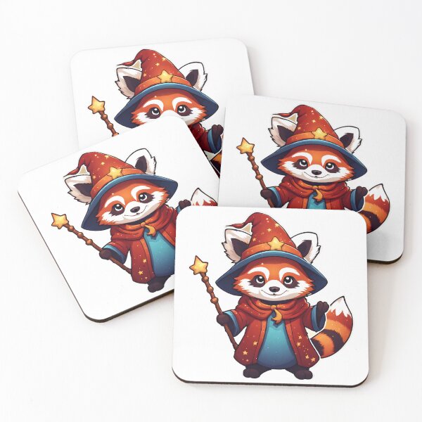 Item preview, Cute Kawaii Wizard Red Panda Design  designed and sold by VisualMotivator.