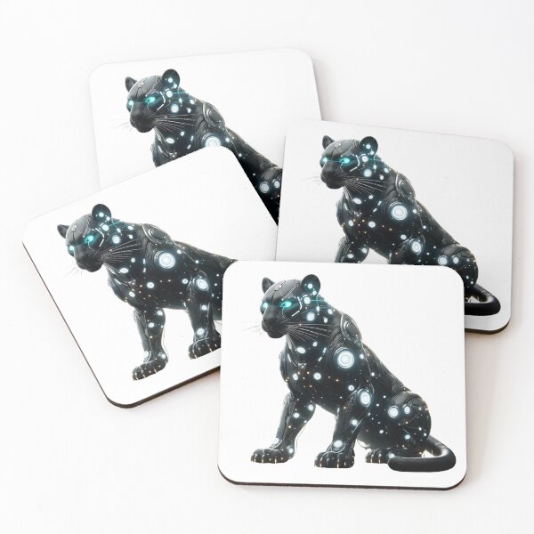 Item preview, Neon Stalker - Cyber Panther designed and sold by MrAI-Store.
