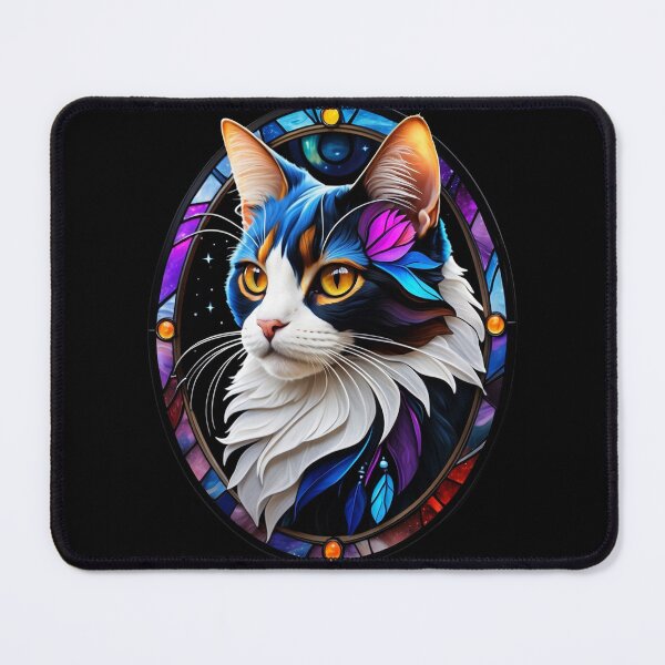 Item preview, Stained Glass Calico Cat designed and sold by Desfix.