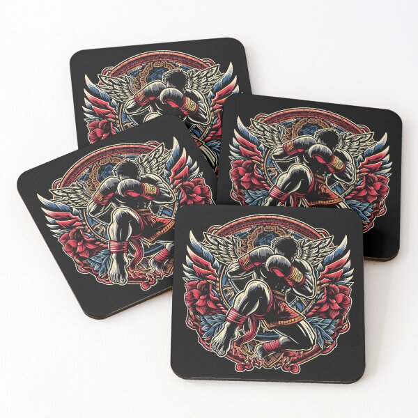 Item preview, Muay Thai fighters designed and sold by TaevasDesign.