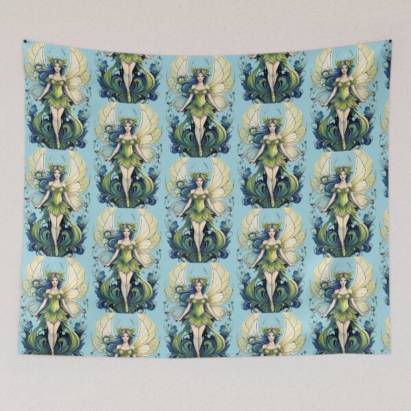 Item preview,  "Enchanting Fairy Realms Illustration" designed and sold by ArtistKunal123.