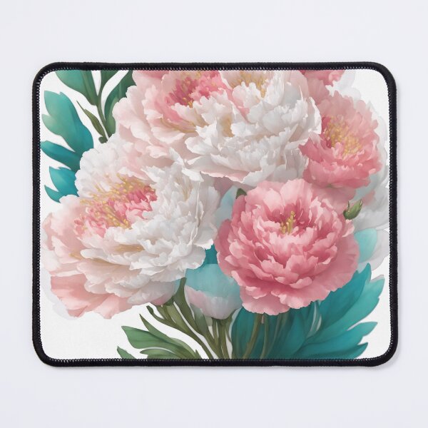 Item preview, Enchanting Carnation Bouquet Sticker: 3D Vector Art with Pastel Fantasy(126) designed and sold by WASjourney.