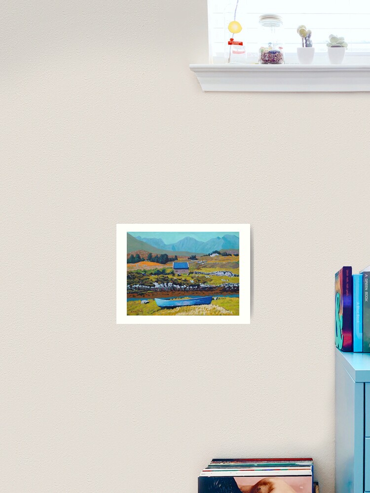 Thumbnail 1 of 3, Art Print, Connemara Boat, Ireland designed and sold by eolai.